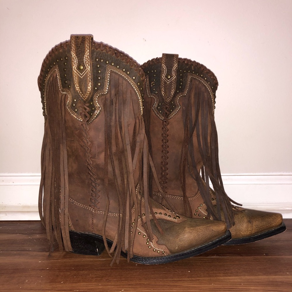 Fringe Cowgirl Boots